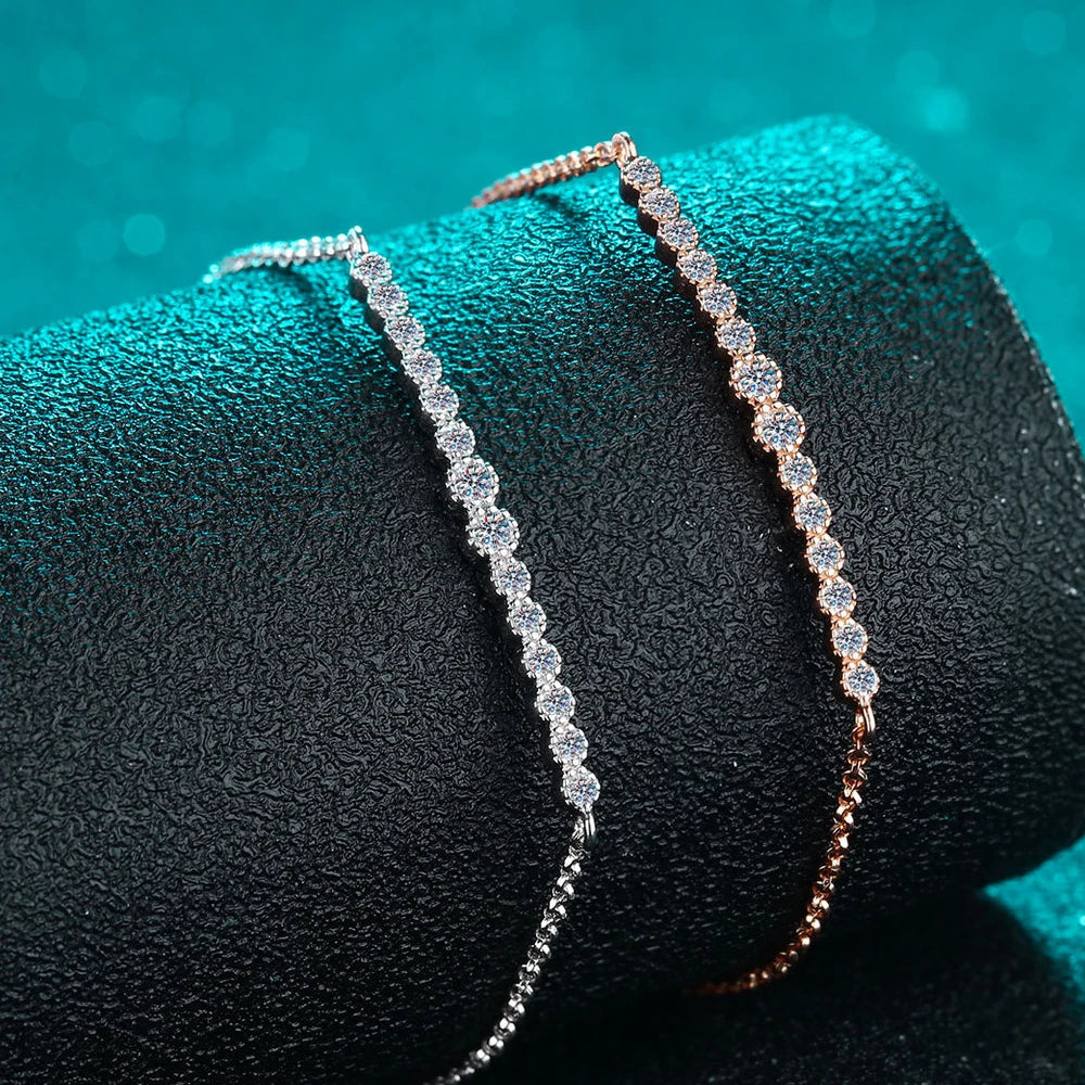 ZeitlosWir™ – SparkLine Moissanite Bracelet