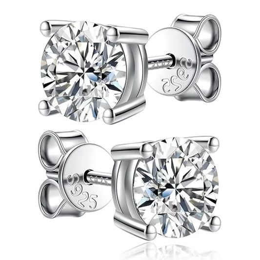 ZeitlosWir™ – CrownSpark Moissanite Earrings