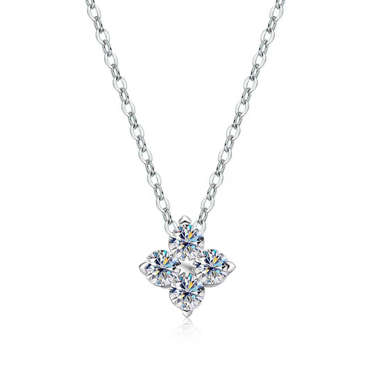 ZeitlosWir™ – LuckyBloom Moissanite Necklace