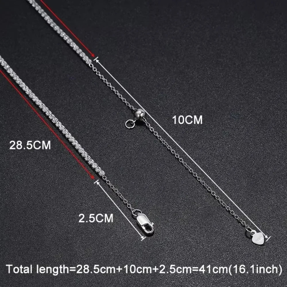 ZeitlosWir™ – CrystalGlow Moissanite Choker