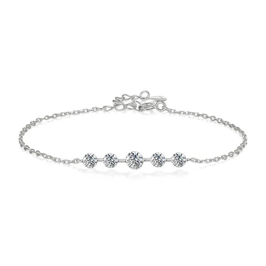 ZeitlosWir™ – Starlit Embrace Moissanite Bracelet