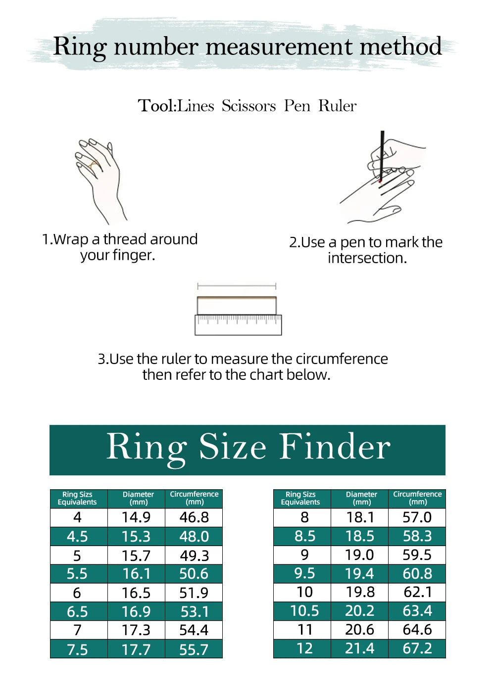 ZeitlosWir™ - Eternity Moissanite Ring
