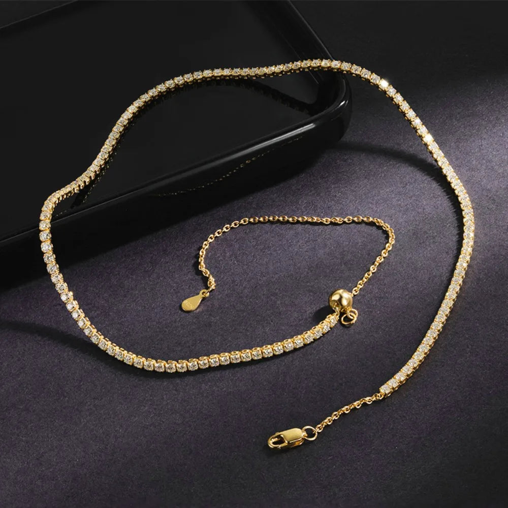ZeitlosWir™ – CrystalGlow Moissanite Choker