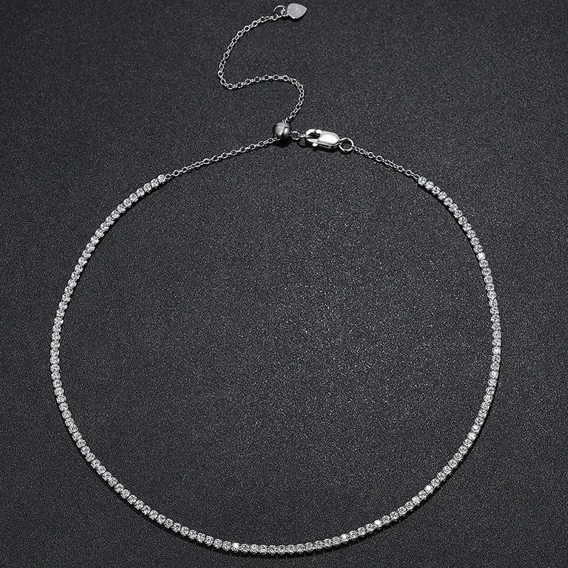 ZeitlosWir™ – CrystalGlow Moissanite Choker
