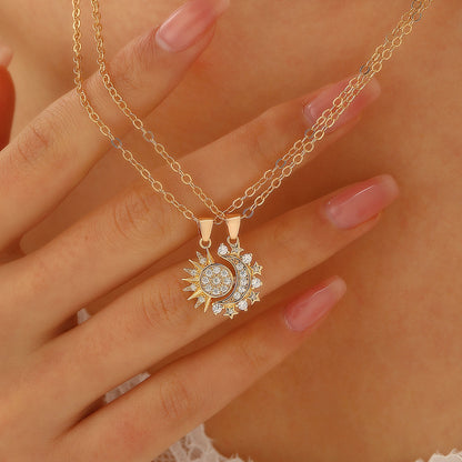 ZeitlosWir™ – Sun & Moon Love Necklace