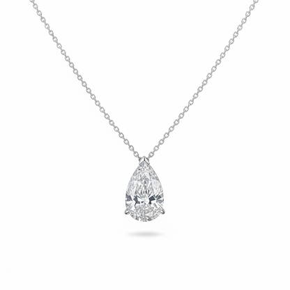ZeitlosWir™ – CrystalDrop Moissanite Pendant Necklace