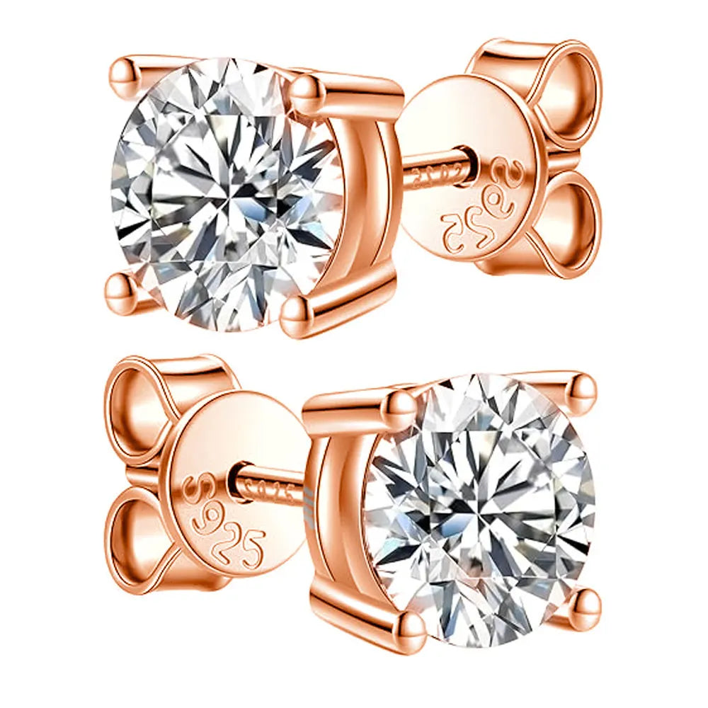 ZeitlosWir™ – CrownSpark Moissanite Earrings