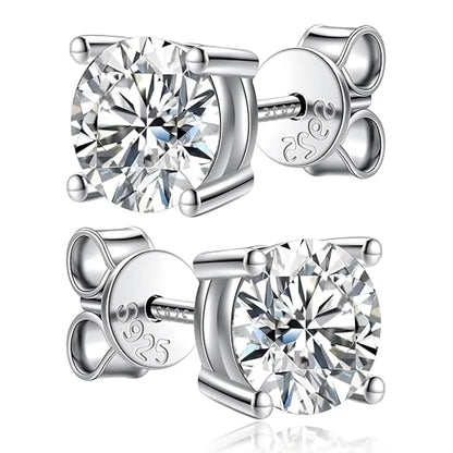 ZeitlosWir™ – CrownSpark Moissanite Earrings