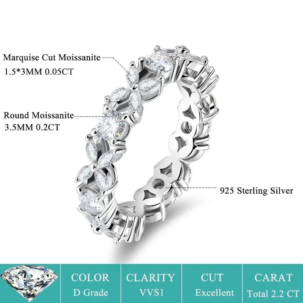 ZeitlosWir™ - Eternity Moissanite Ring