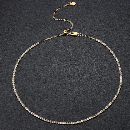 ZeitlosWir™ – CrystalGlow Moissanite Choker
