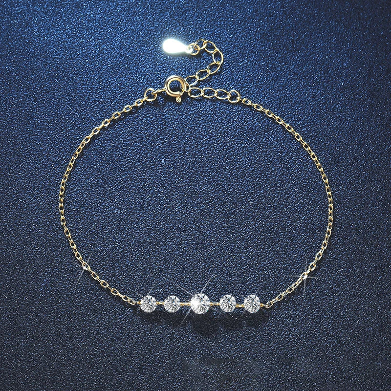 ZeitlosWir™ – Starlit Embrace Moissanite Bracelet