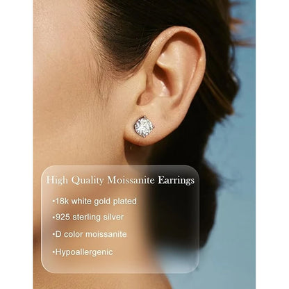 ZeitlosWir™ – CrownSpark Moissanite Earrings