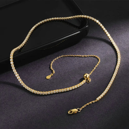 ZeitlosWir™ – CrystalGlow Moissanite Choker