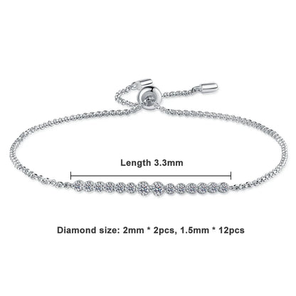 ZeitlosWir™ – SparkLine Moissanite Bracelet