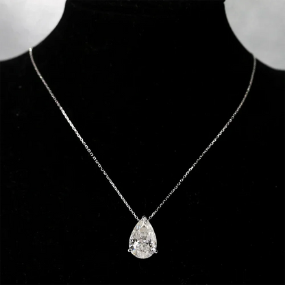 ZeitlosWir™ – CrystalDrop Moissanite Pendant Necklace
